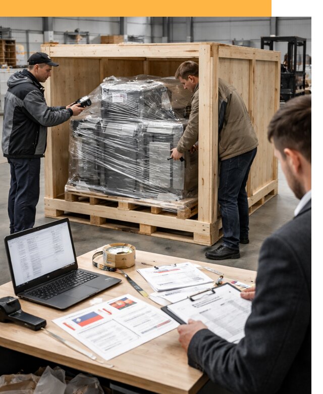 Доставка промышленного оборудования из США от 67405 руб