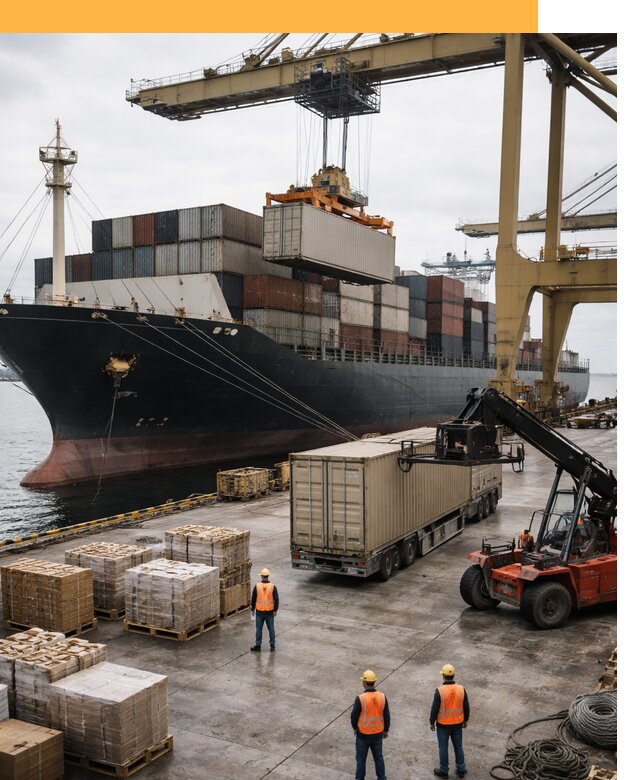 Морские перевозки из Индии: доставка FCL/LCL, таможня от 124440