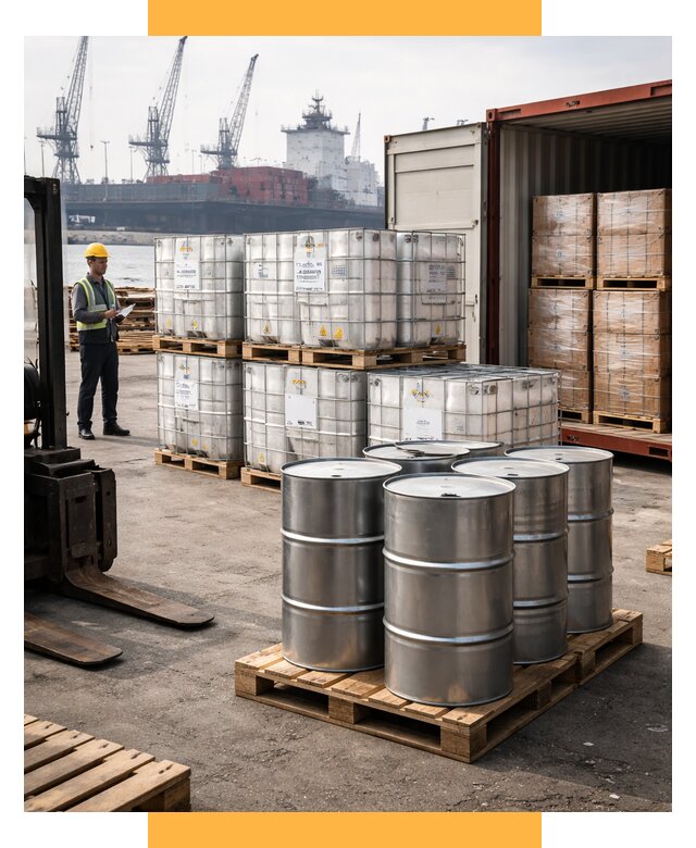 Доставка химического сырья из Индии от 259250 р. | СетСервис-Вкс