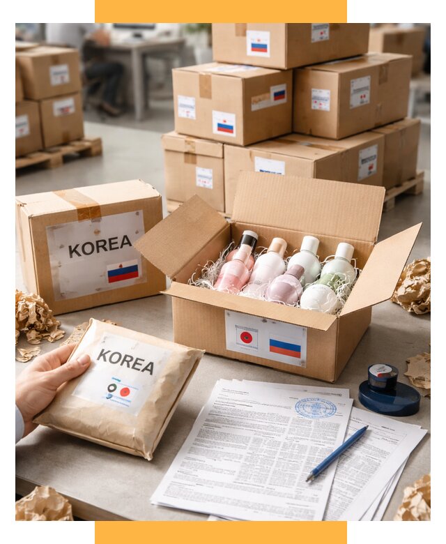 Доставка косметики из Кореи от 8815 р. под ключ | СетСервис-Вкс