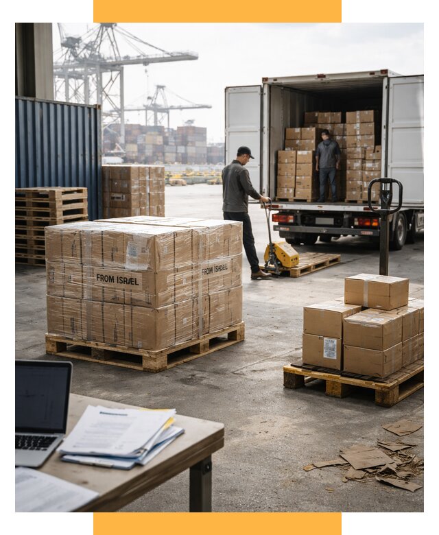 Доставка грузов из Израиля от 15555 р., логистика от СетСервис-Вкс