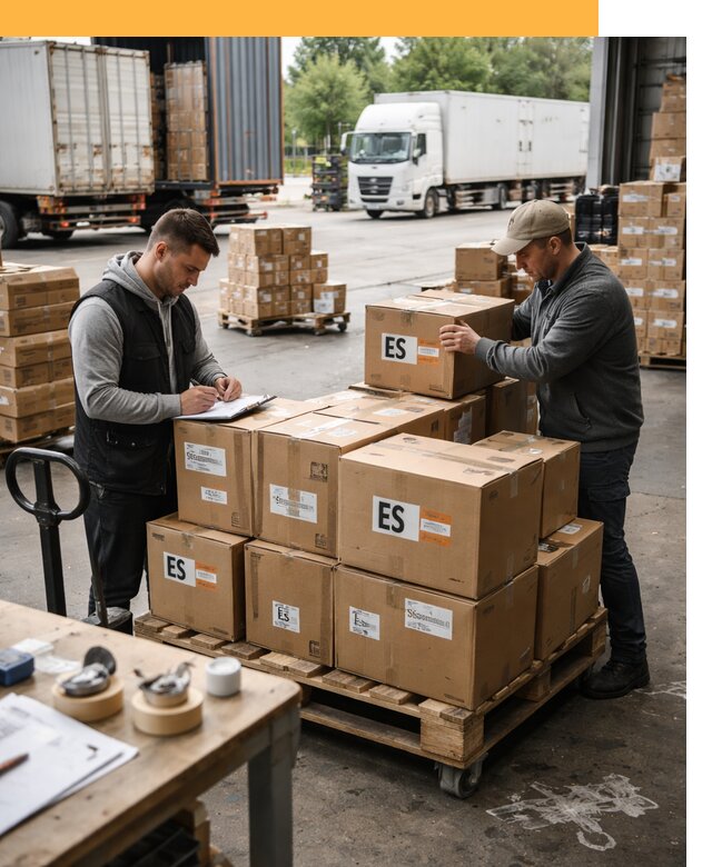 Доставка грузов в Испанию автотранспортом от 36295 руб