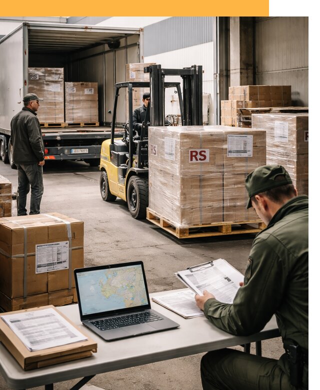 Доставка грузов в Сербию от 46665 руб, международные перевозки