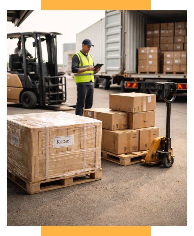 Доставка грузов в Корею из России от 36295 р. | СетСервис-Вкс