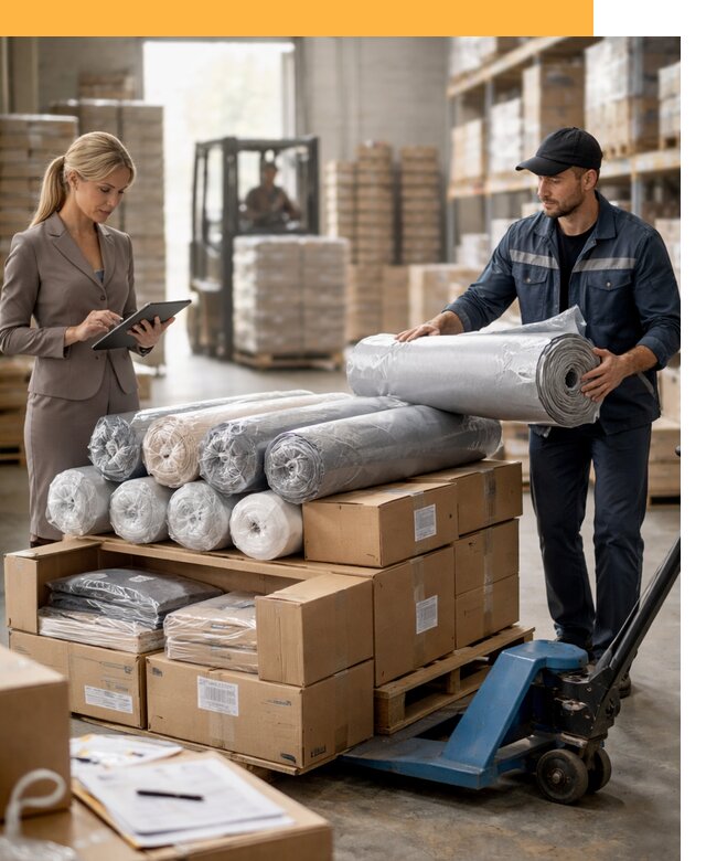 Перевозка текстиля по миру от 15555 руб. с таможней и страхованием