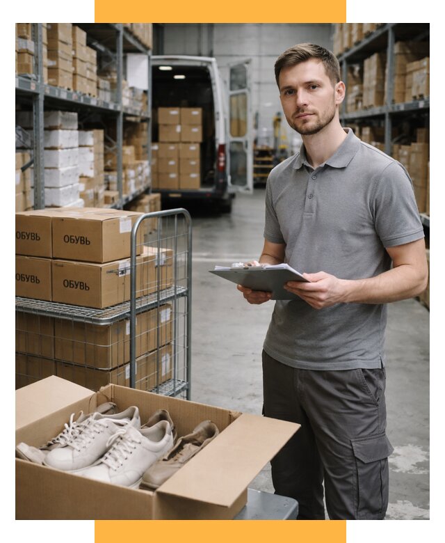 Доставка обуви из Китая и Турции от 4667 р. СетСервис-Вкс