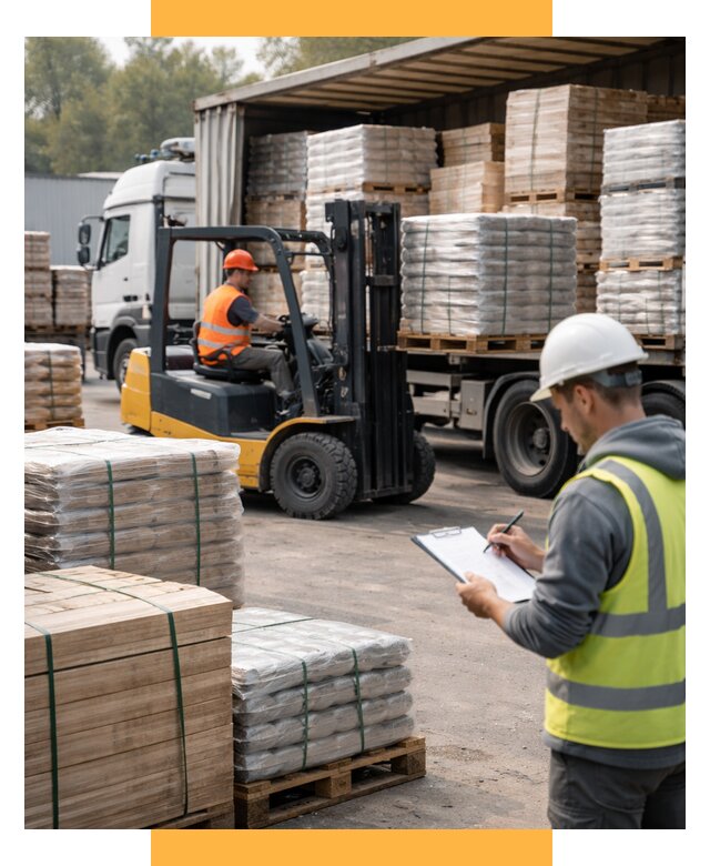 Перевозка строительных материалов от 5704 р. | СетСервис-Вкс