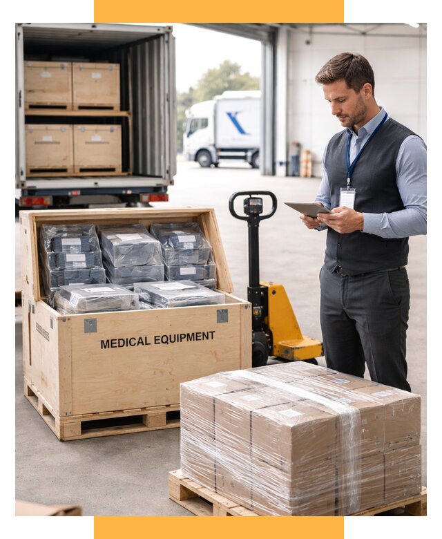 Перевозка медицинского оборудования от 15555 р. в СетСервис-Вкс