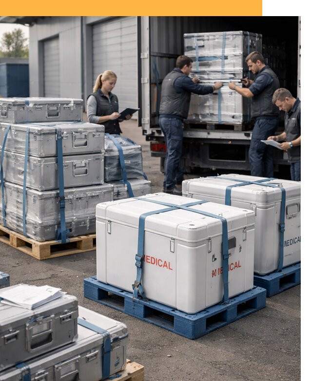 Перевозка медицинского оборудования по всему миру от 15555 руб