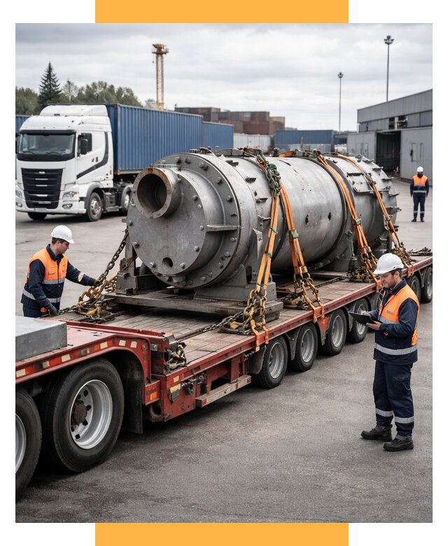 Перевозка тяжеловесных грузов под ключ от 155550 р. | СетСервис-Вкс