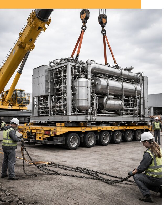 Перевозка тяжеловесных грузов по миру от 155550 руб