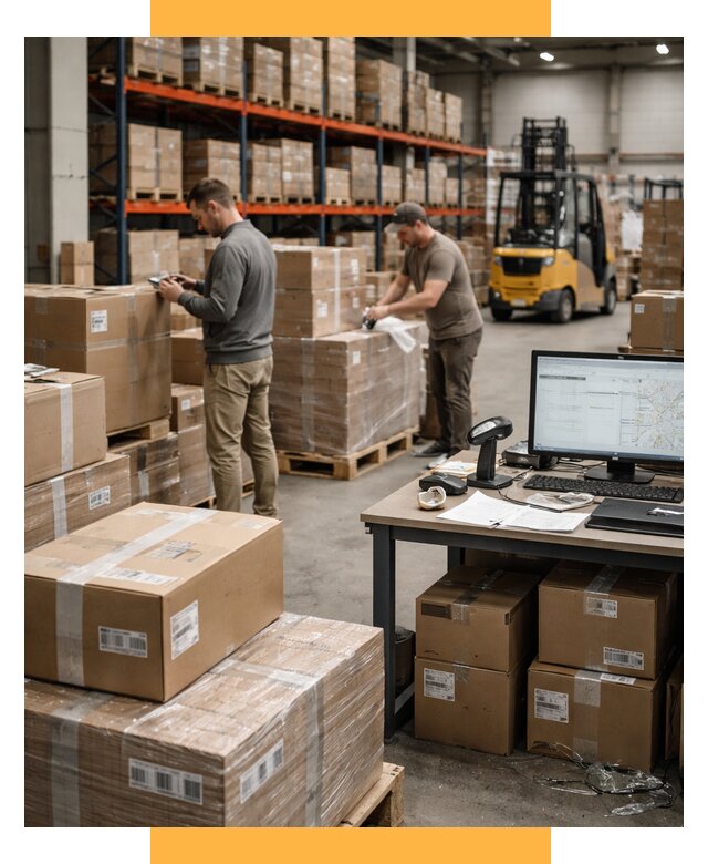 Склад консолидации в Европе от 6741 р., услуги СетСервис-Вкс