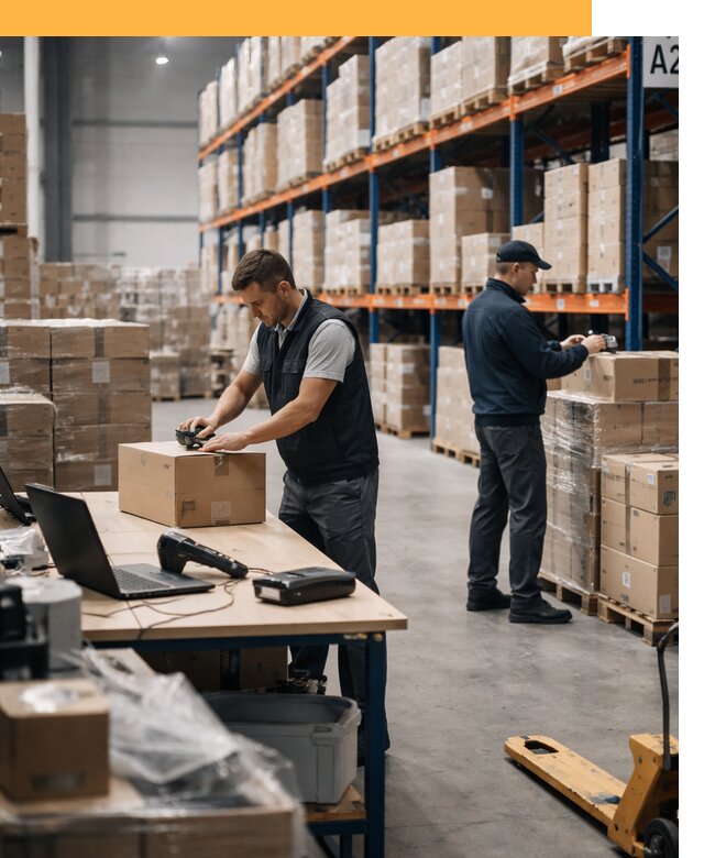 Склад консолидации в Европе: хранение, сортировка от 6741